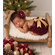 Baby Girl Ruffle Lace Bloomer, Headband Set - Holiday Christmas Newborn Photo, Baby Gift