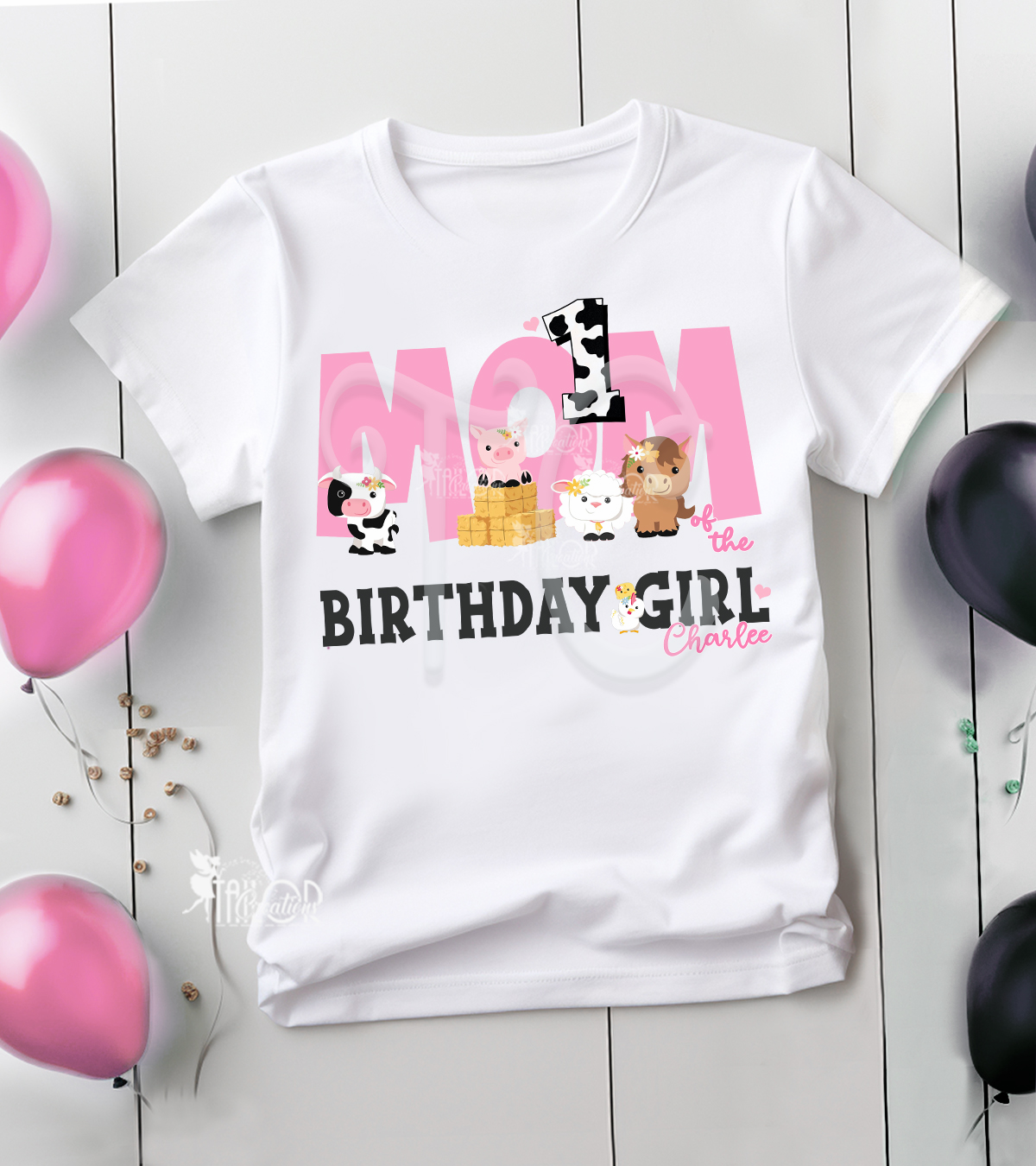 Barnyard Matching Family Birthday Tee Shirt - Farm Animals Matching Family Outfit