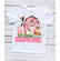 Barnyard Pink Cowgirl Birthday Party Denim Outfit - Farm Animals Birthday Outfit for Girls