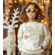 Believe In Santa Gold Glitter Sweatshirt Toddler Kids - Christmas Santa Outfit Toddler Girls