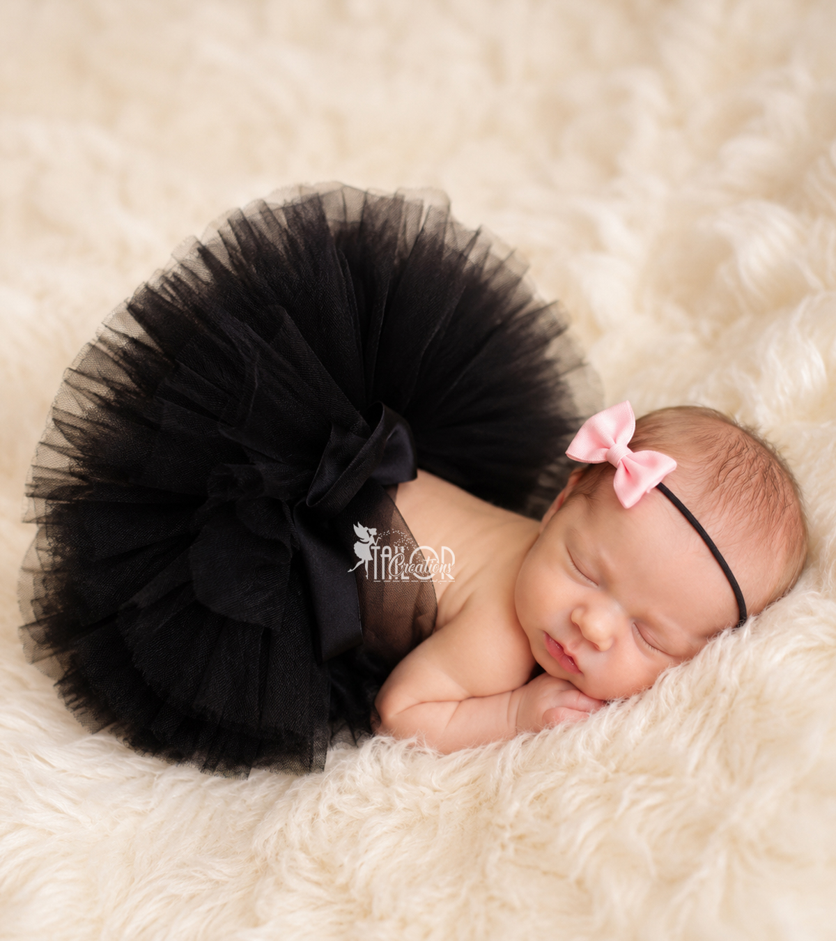 Black Newborn Tutu Dress and Headband Set - Unique Baby Shower Gift Ideas