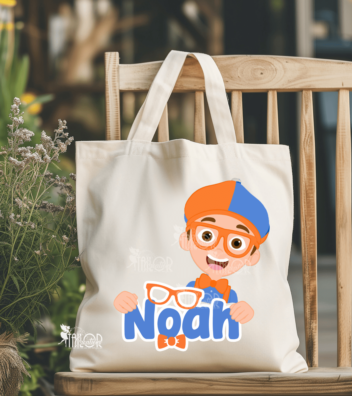 Blippi Personalized Tote Bag - Blippi Tote Bag - Blippi Hand Bag