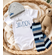 Blue and Gray Striped Baby Boy Leg Warmers - Leg Warmers for Baby Boy Toddler