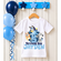 Bluey Birthday Overalls - Bluey and Bingo Birthday Party Toddler Boy Girl Outfit
