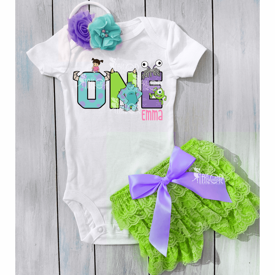 Boo Mike and Sully Monsters Inc Birthday Kids Tee Shirt - Monsters Inc Custom Birthday Outfit for Toddler - Monster Inc Matching Family Shirts Adults