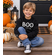 Boo Spider Web Custom Name Halloween Toddler Boy Sweatshirt - Boo Glitter Sweatshirt for Toddler Girl