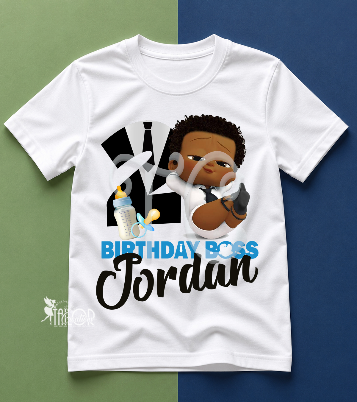 Boss Baby African American Custom Birthday Tee Shirt Toddler Boy - Boss Baby African American Birthday Outfit Ideas