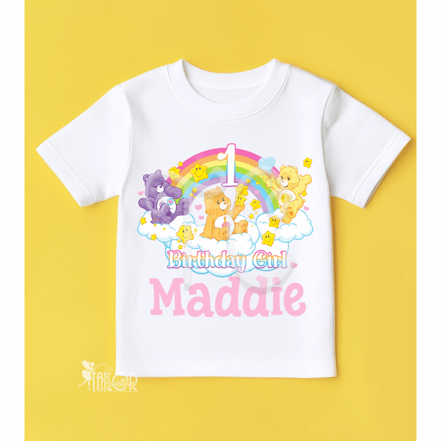 Care Bears Birthday Party Tee Shirt - Care Bears Birthday Party Outfit Ideas