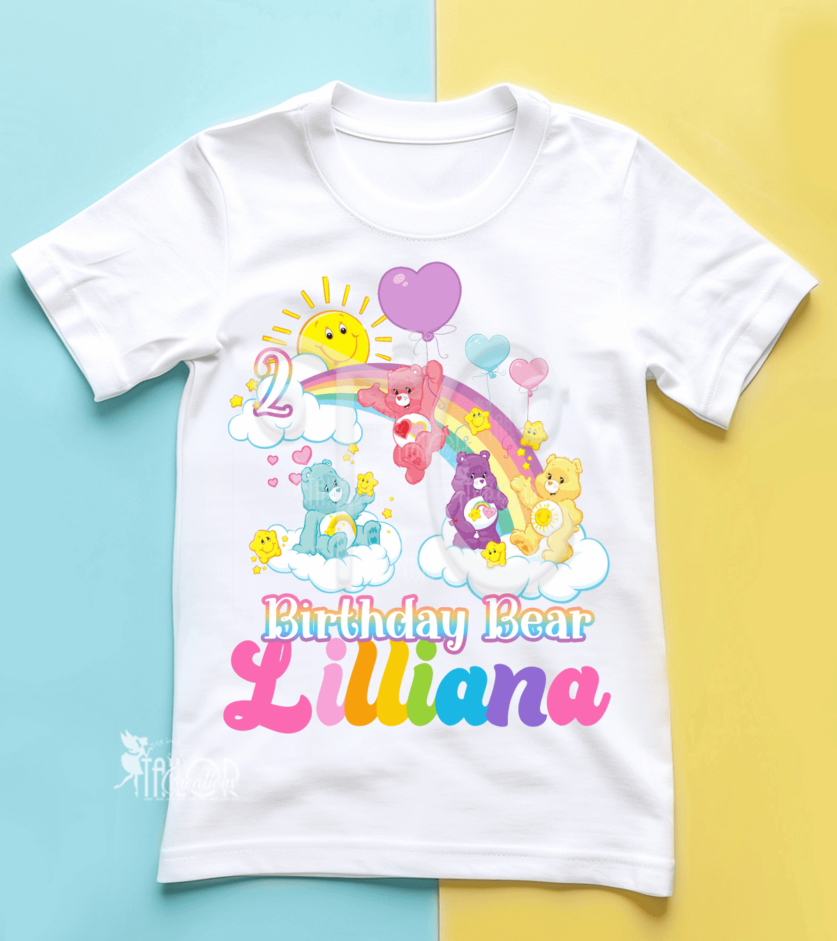 Care Bears Birthday Party Tee Shirt - Care Bears Birthday Party Outfit Toddler Ideas