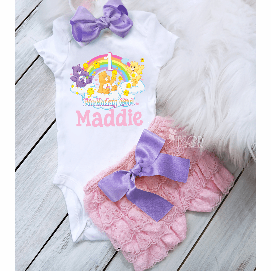 Care Bears First Birthday Outfit - Care Bears Birthday Outfit Toddler Girls