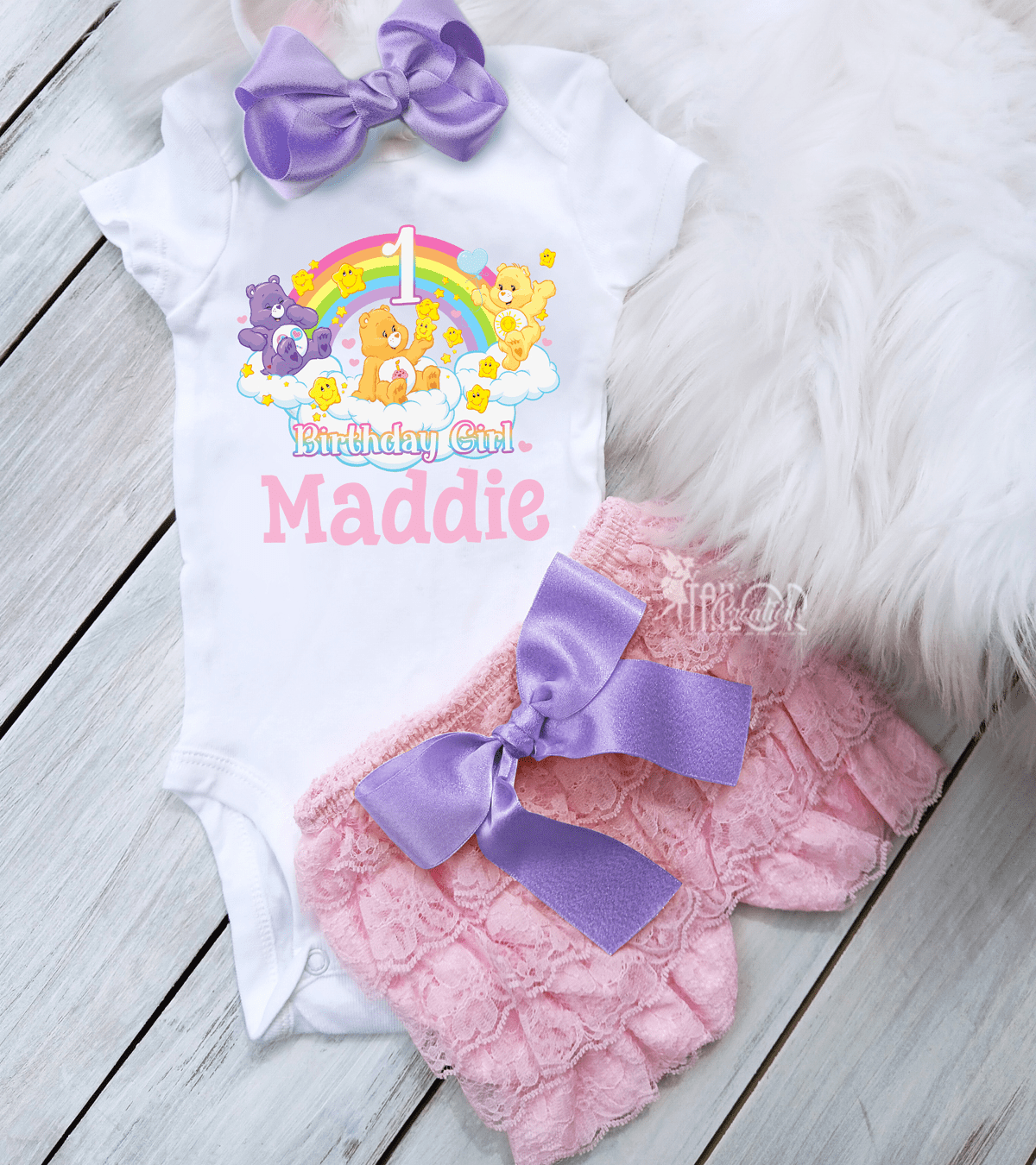 Care Bears First Birthday Outfit - Care Bears Birthday Outfit Toddler Girls