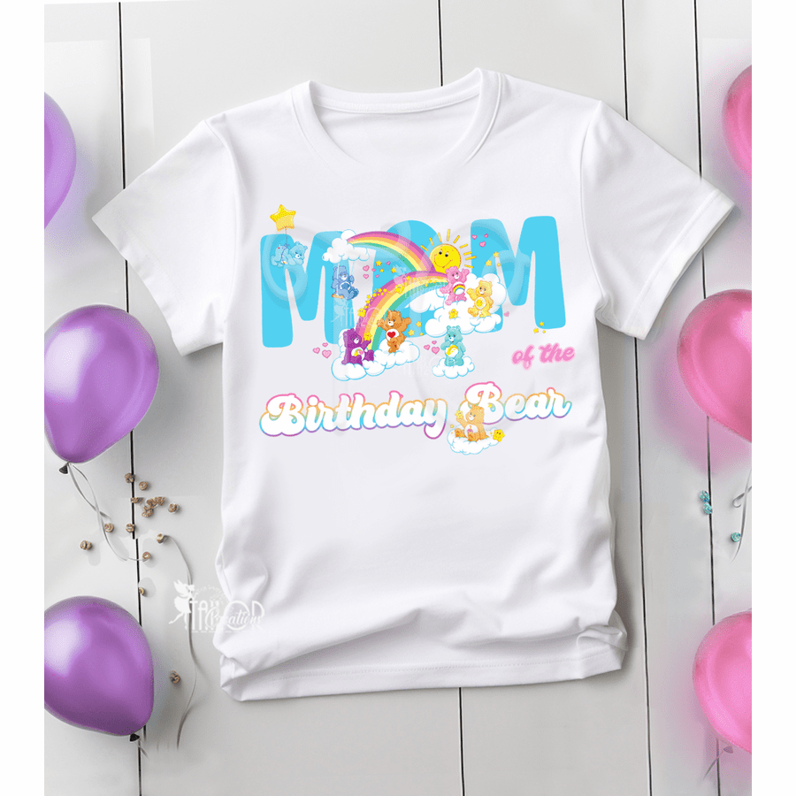 Care Bears Matching Family Birthday Tee Shirts - Care Bears Birthday Party Outfit Matching