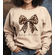 Cheetah Coquette Bow Sweatshirt - Cheetah Print Matching Mommy and Mini Me Outfit