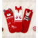 Christmas Knee High Socks for Baby Girls and Boys - Warm and Cozy Baby Christmas Animal Socks 3 Pack