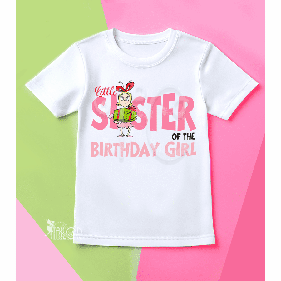 Cindy Lou Who Matching Family Birthday Party Tee Shirt - Cindy Lou Matching Adult Shirt