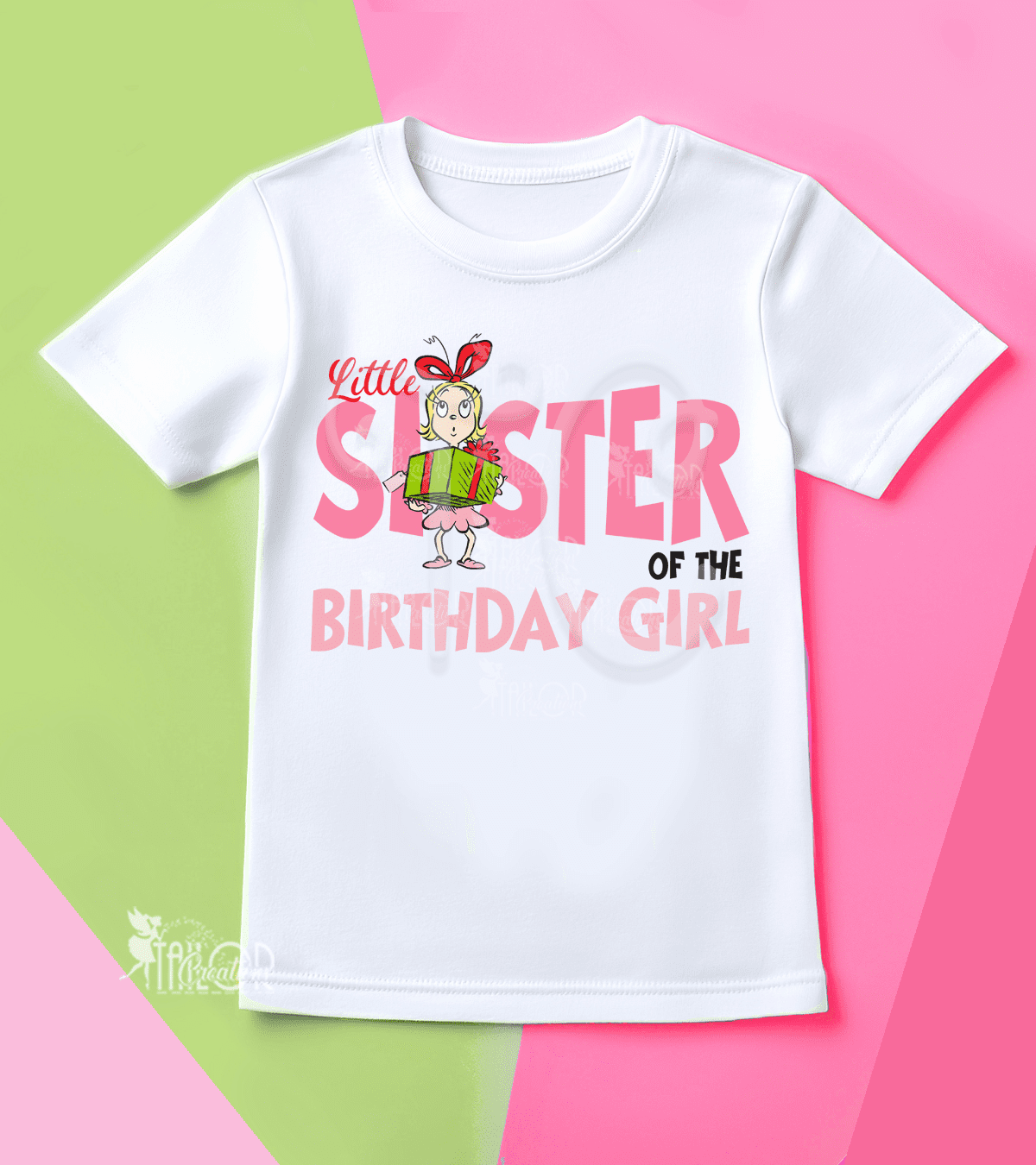 Cindy Lou Who Matching Family Birthday Party Tee Shirt - Cindy Lou Matching Adult Shirt