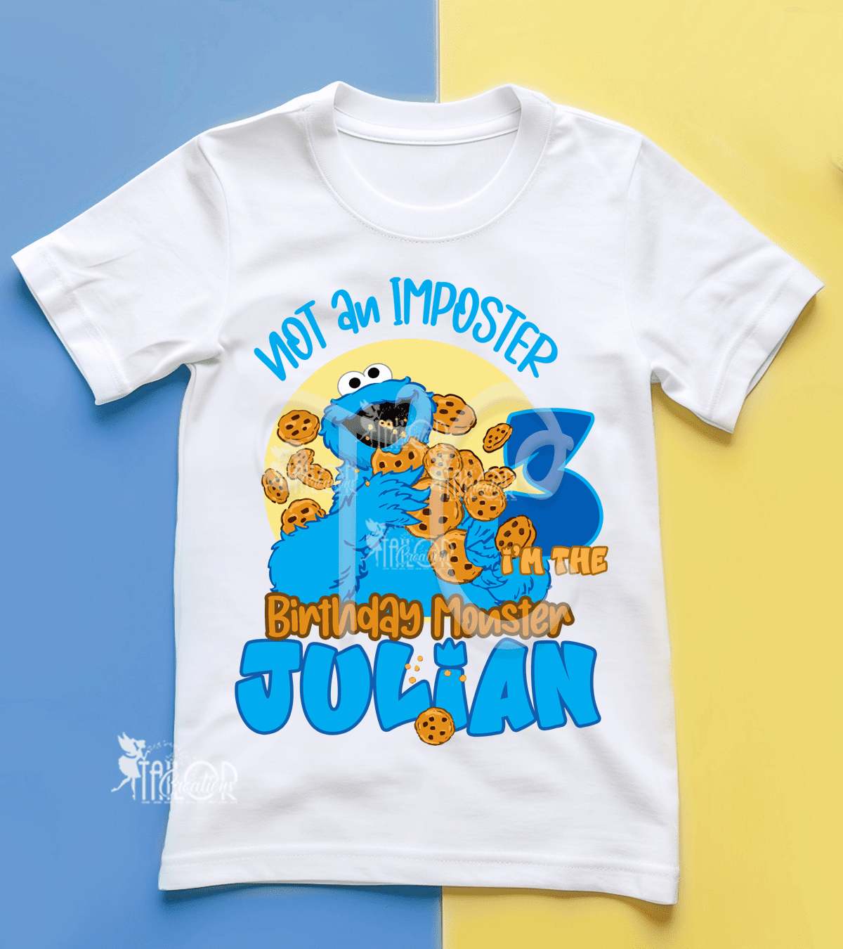 Cookie Monster Birthday Shirt - Cookie Monster Birthday Outfit - Monster Tee