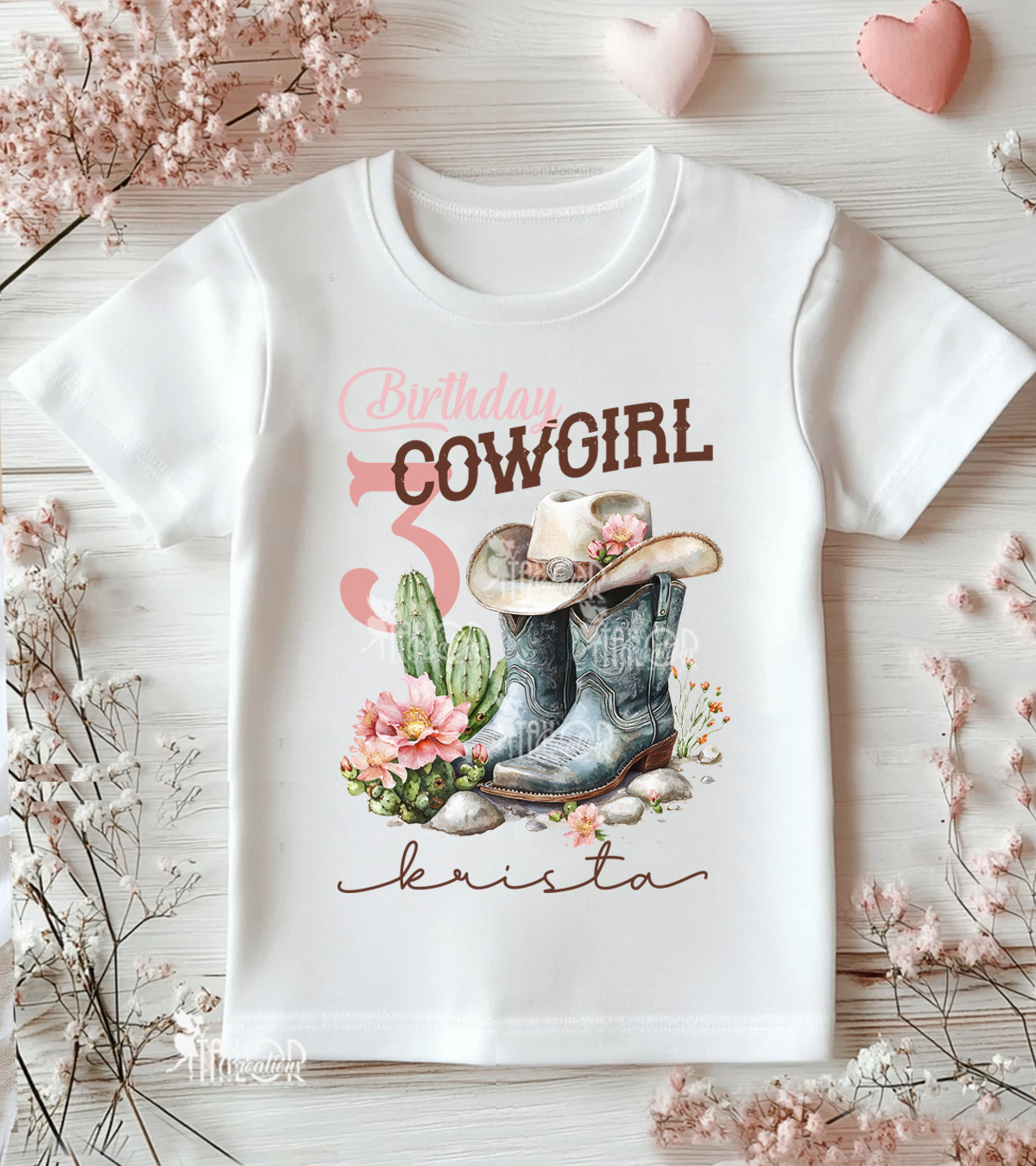 County Cowgirl Rodeo Western Birthday Tee Shirt - Coquette Boho Toddler Cowgirl Birthday Outfit Ideas
