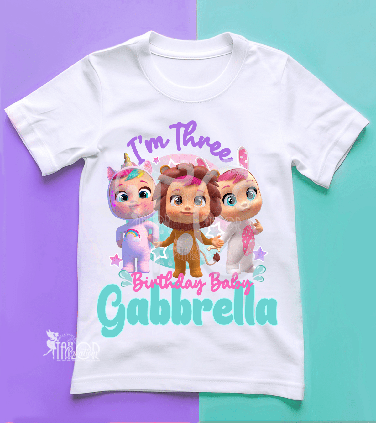 Cry Babies Custom Birthday Tee Shirt - Bebes Llorones Pequeños Birthday Party Outfit Ideas