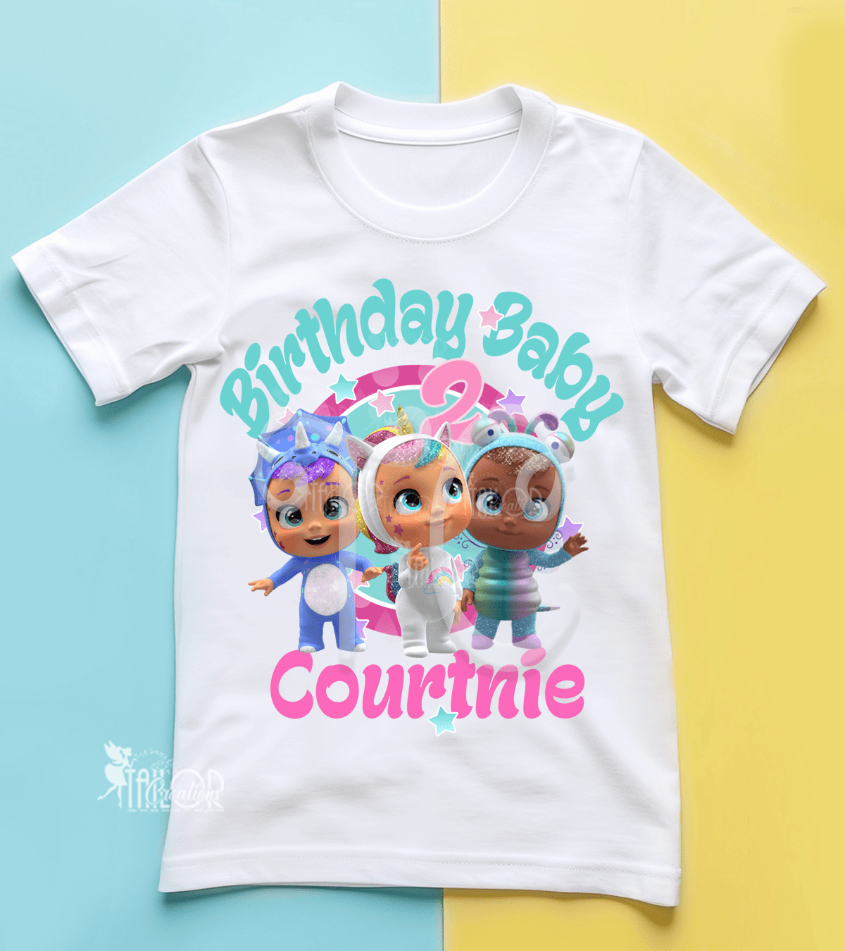 Cry Babies Custom Birthday Tee Shirt - Bebes Llorones Pequeños Birthday Party Outfit Ideas