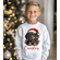 Custom Dachshund Puppy Dog Santa Hat Name Sweatshirt Kids - Custom Christmas Dog Toddler Sweatshirt