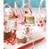 Cute Girl Reindeer Christmas Stickers - Girl Reindeer Gift Tag Labels for Kids