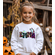Cute Personalized Halloween Sweatshirt for Girls - Custom Name Ghost Sweater Girls
