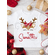 Cute Reindeer Christmas Tee Shirt for Girls - Cute Reindeer Sweater for Girls Toddler