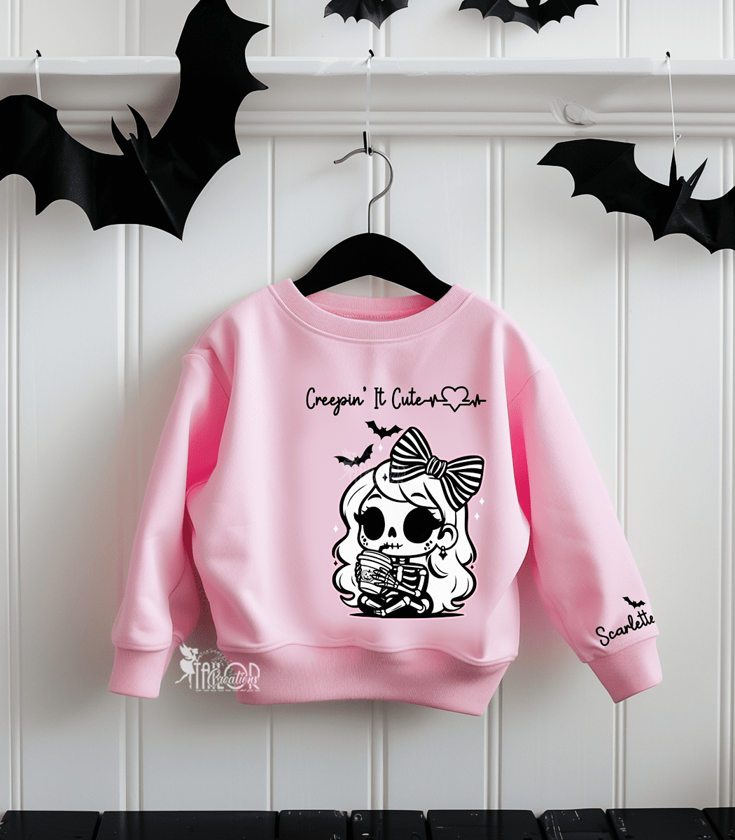  Cute Skeleton Pumpkin Spice Sweatshirt - Skeleton Sweater Leggings Outfit