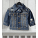 Daisy Flower Custom Name Jean Jacket - Flower Theme Denim Jacket Kids