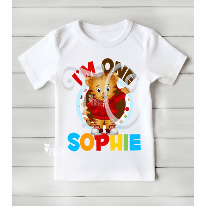 daniel tiger birthday dress Daniel Tiger Party 2nd Birthday Tutu Outfit Personalized Name option