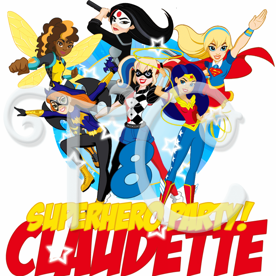 DC Superhero Girls Custom Party Favor