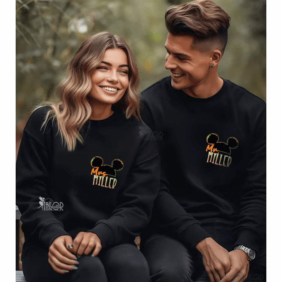 Mickey & friends Halloween Sweatshirt Tee - Disneyland Sweatshirts Halloween Couples -Disney Halloween Hoodie