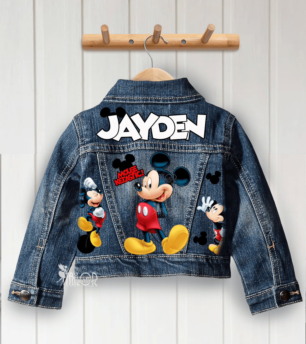Disney Mickey Mouse Denim Jacket Baby Toddler Boys - Disneyland Magical Jacket Gift