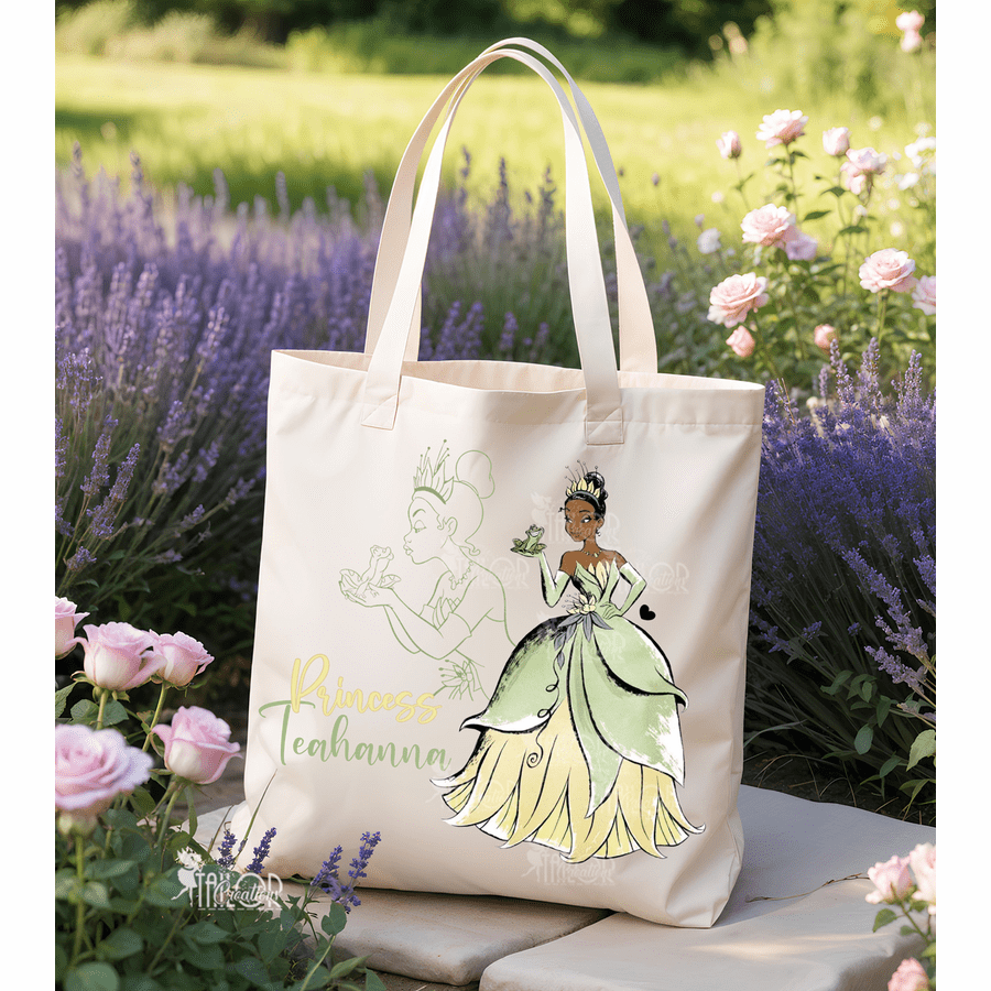 Disney Princess and the Frog Tiana Tote Bag Gift - Disney Princess Disneyland Tote Bag