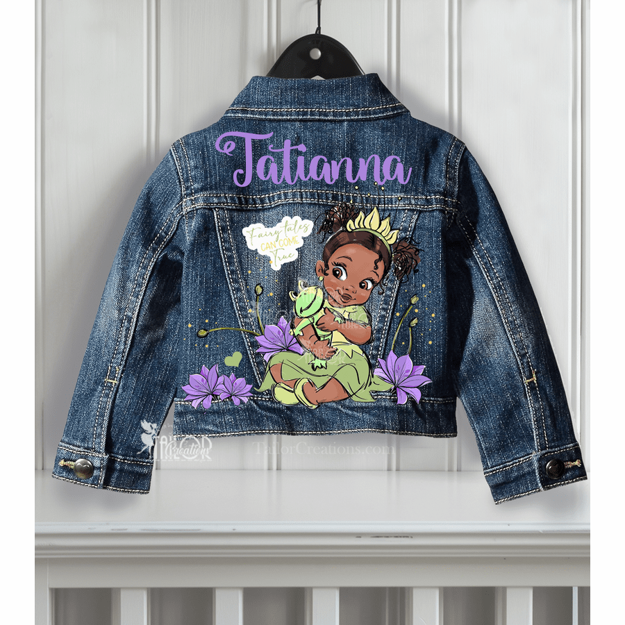 Disney Princess Baby Tiana Denim Jacket - Disney Princess Babies Denim Jacket Outfit