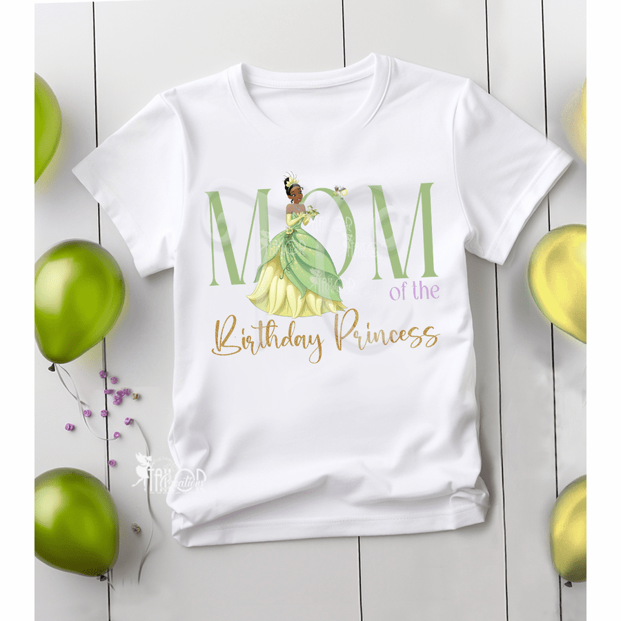 Disney Princess Tiana Family Birthday Shirts - Disney Princess Squad Matching Tees Outfit