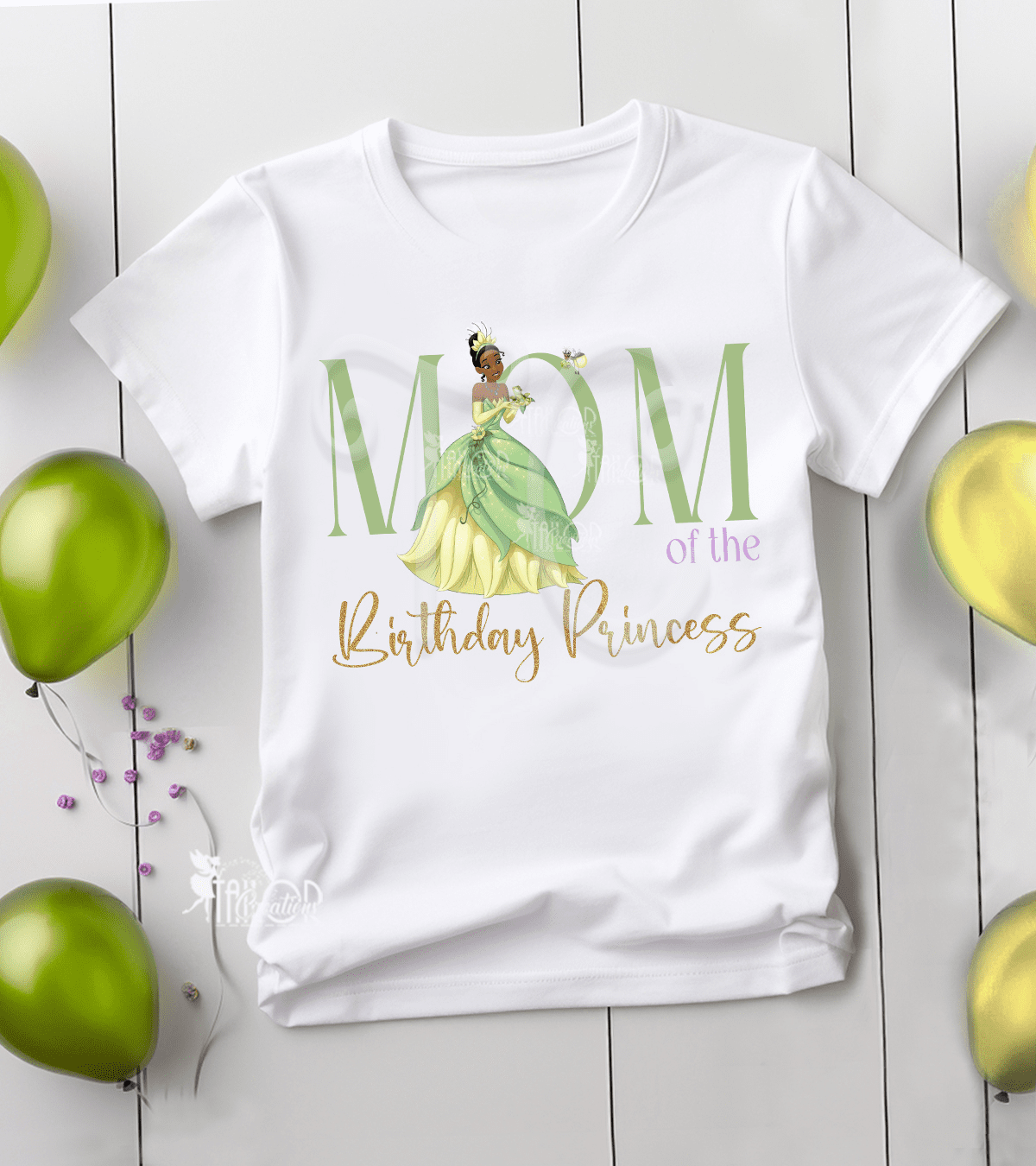 Disney Princess Tiana Family Birthday Shirts - Disney Princess Squad Matching Tees Outfit
