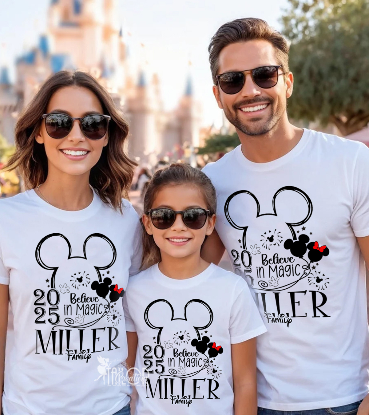 Disneyland 2026 Custom Matching Family Tee Shirt - Disney Family Vacation Tee Shirt