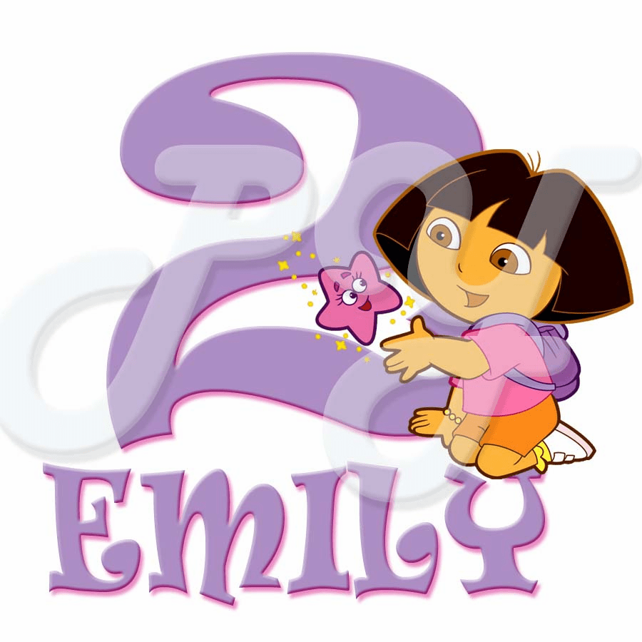 Dora the Explorer Custom Birthday Shirt