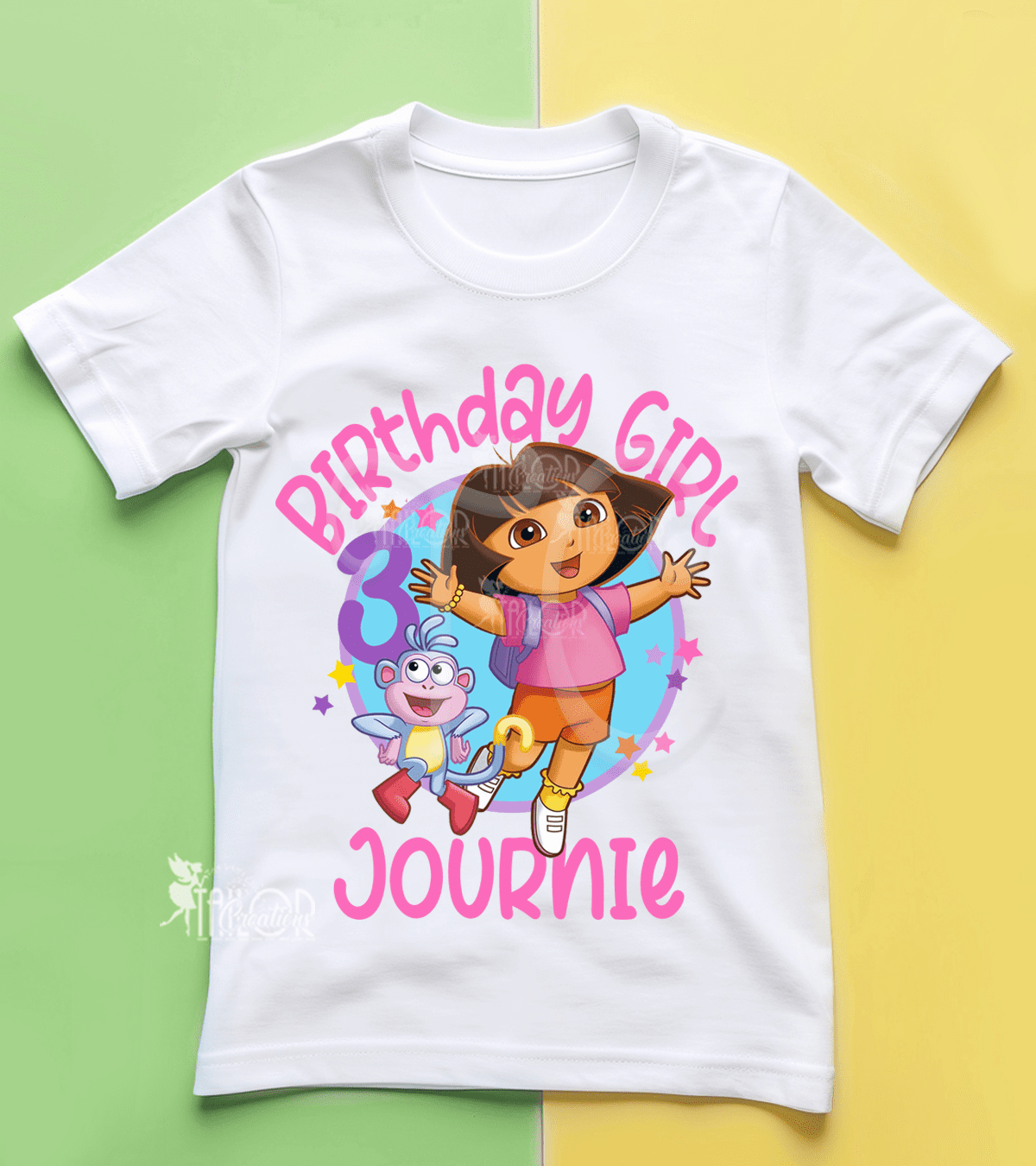Dora the Explorer Birthday Party Tee Shirt - Dora Birthday Outfit Ideas