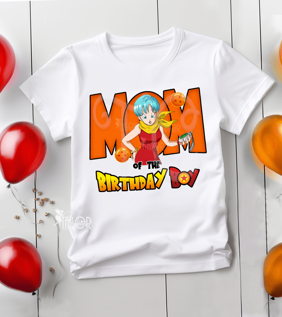 Dragon Ball Belma Girls Matching Family Birthday Tees - Anime Matching Family Shirts