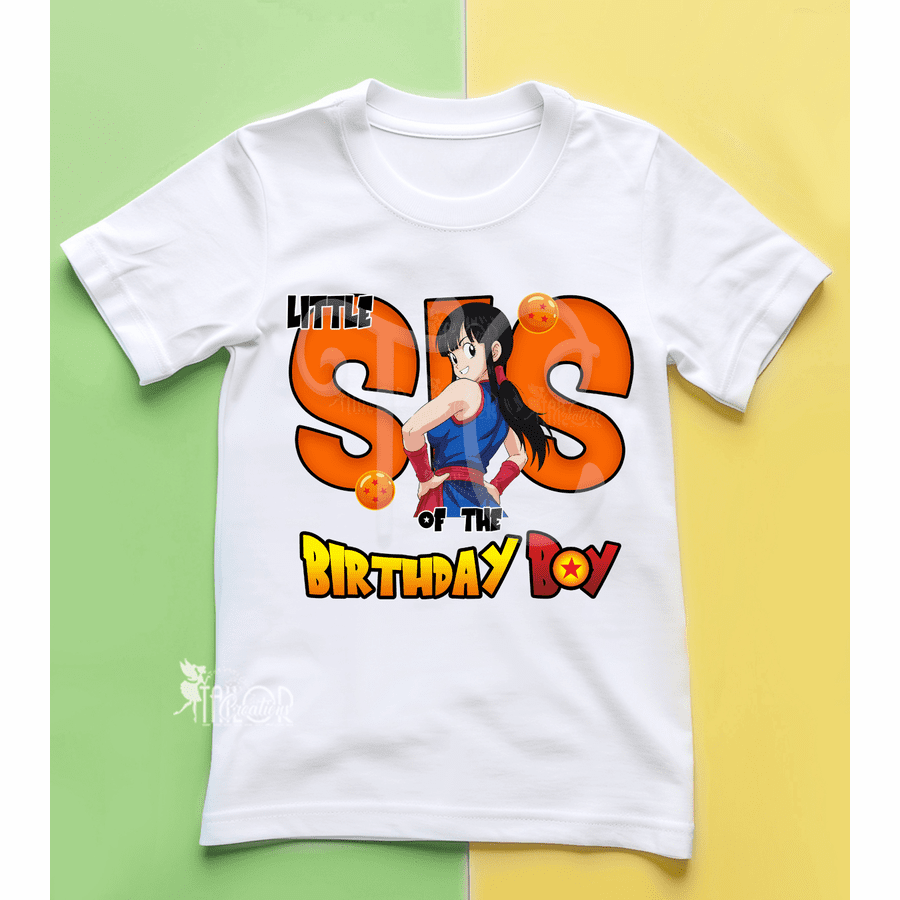 Dragon Ball Chi Chi Matching Family Birthday Tee Shirt - Anime Birthday Shirts - Chi Chi Custom Tee Shirt