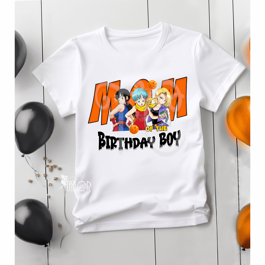 Dragon Ball Girls Matching Family Birthday Tees - Anime Matching Family Shirts