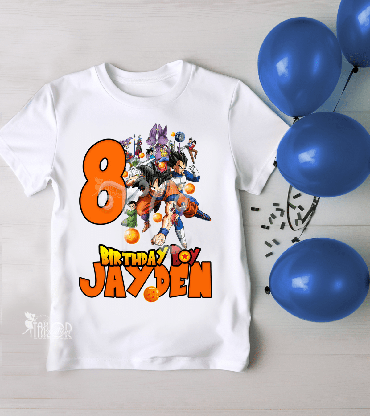 Dragon Ball Super Birthday Shirt, Anime Birthday Ideas, Goku Birthday Shirt