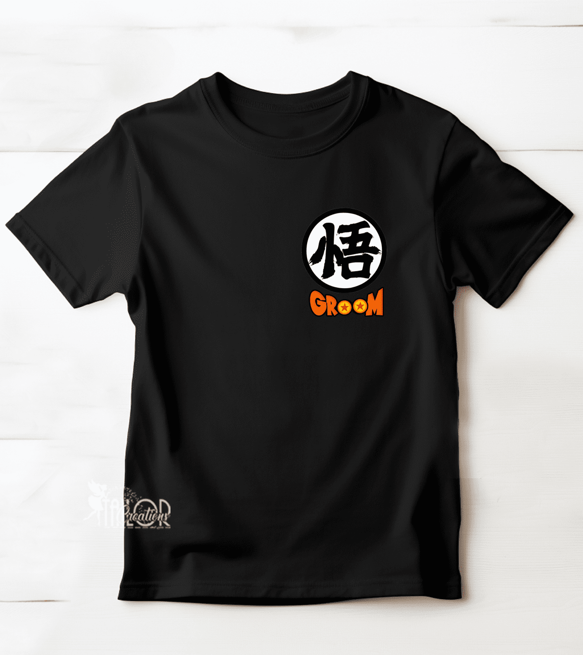 Dragon Ball Z Bachelor Wedding Party Matching Tee Shirts - GBZ Groom and Groomsman Matching Tees