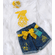 Easter Bunny Yellow Glitter Personalized Denim Outfit Toddler Girl - Custom Easter Egg Hunt Outfit