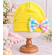 Easter Pastel Gingham Baby Newborn Hospital Bow Hat - Bunny Baby Girl Custom Name Beanie Hat