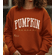 Embossed Fall Pumpkin Season Crewneck Sweatshirt - Pumpkin Spice Hoodie