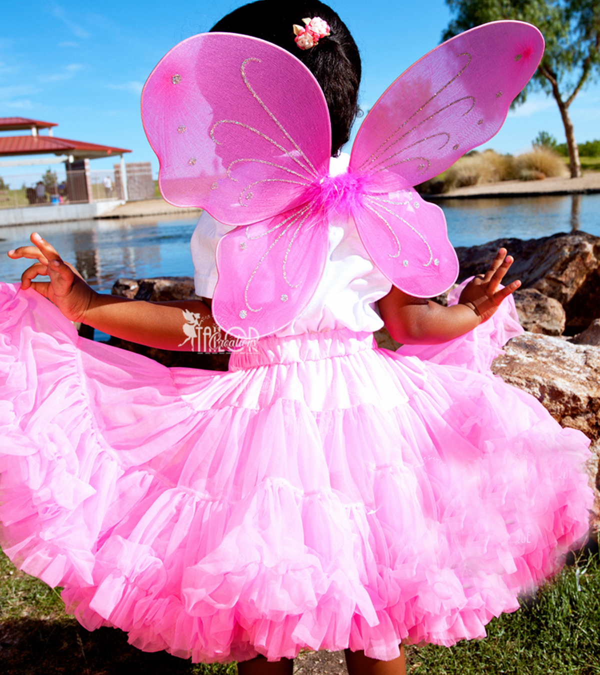 Fairy Wings for Toddler Girls - Kids Fairy Wings Costume - Abby Cadabby Wings